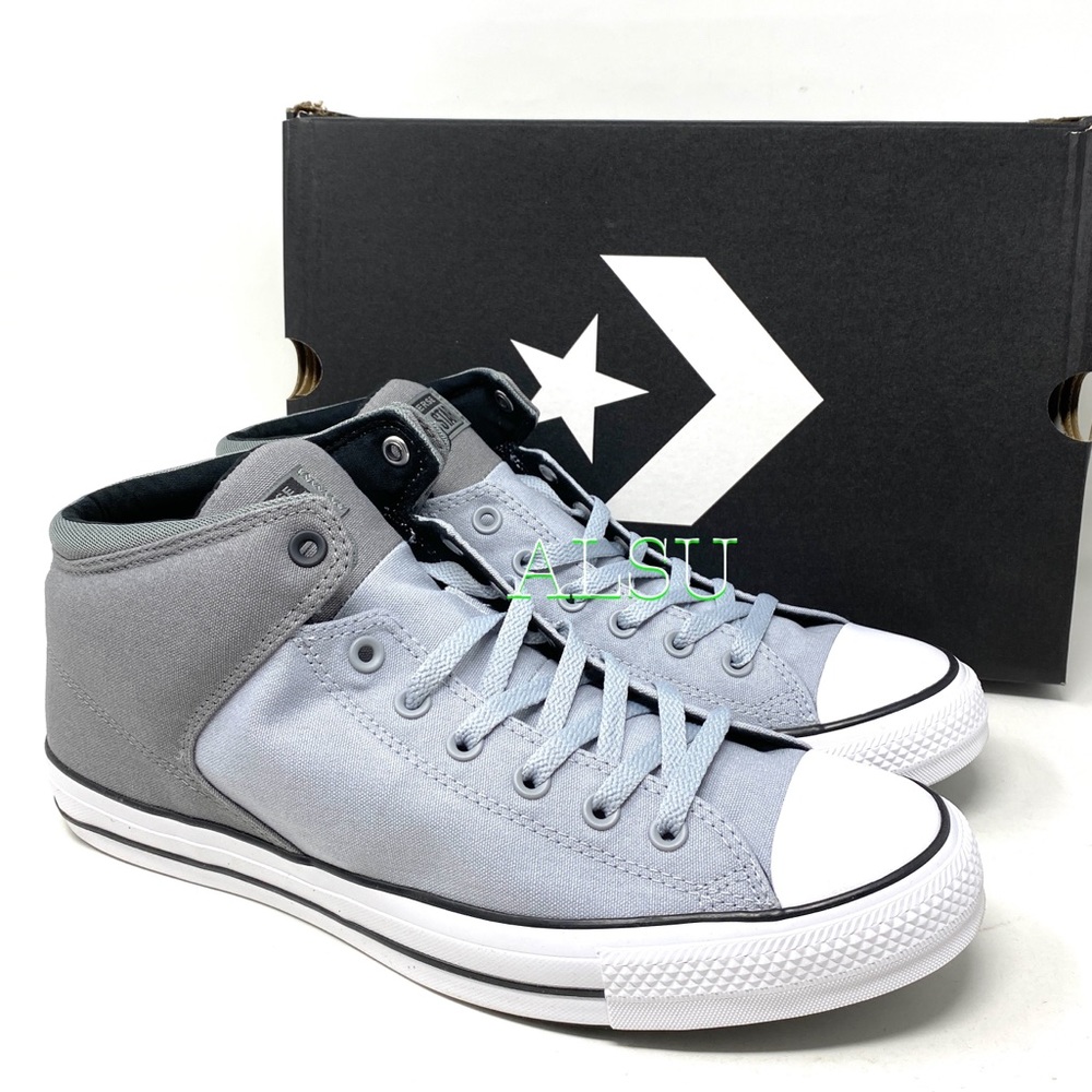 Converse Ctas High Street Wolf Grey Men’s Sneakers Size 64381F - Picture 5 of 8
